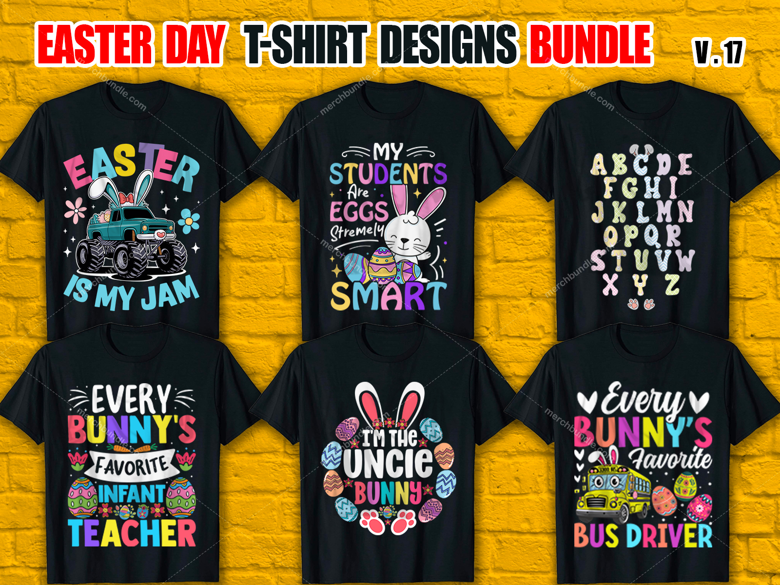 Easter Sunday T-Shirt Design Bundle V.17