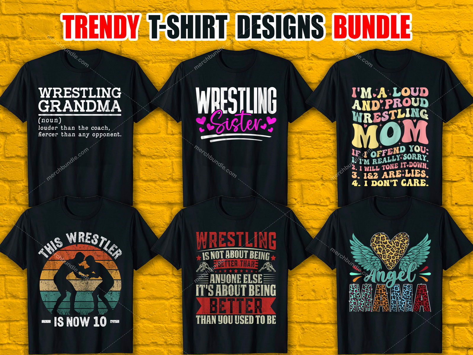 Trendy T-Shirt Designs Bundle V.2