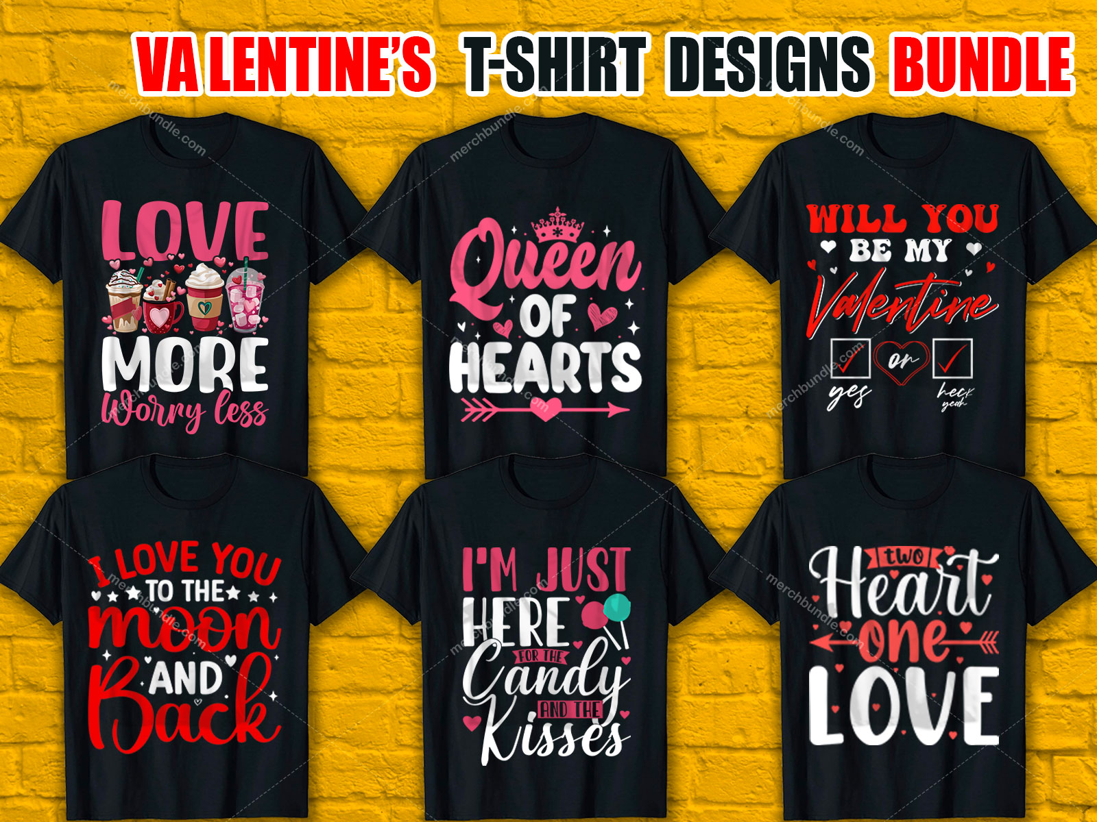 Valentine's Day T-Shirt Designs Bundle V.3