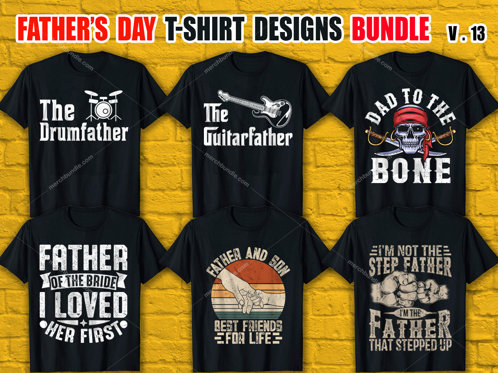 Father's Day T Shirt Design Bundle V.13