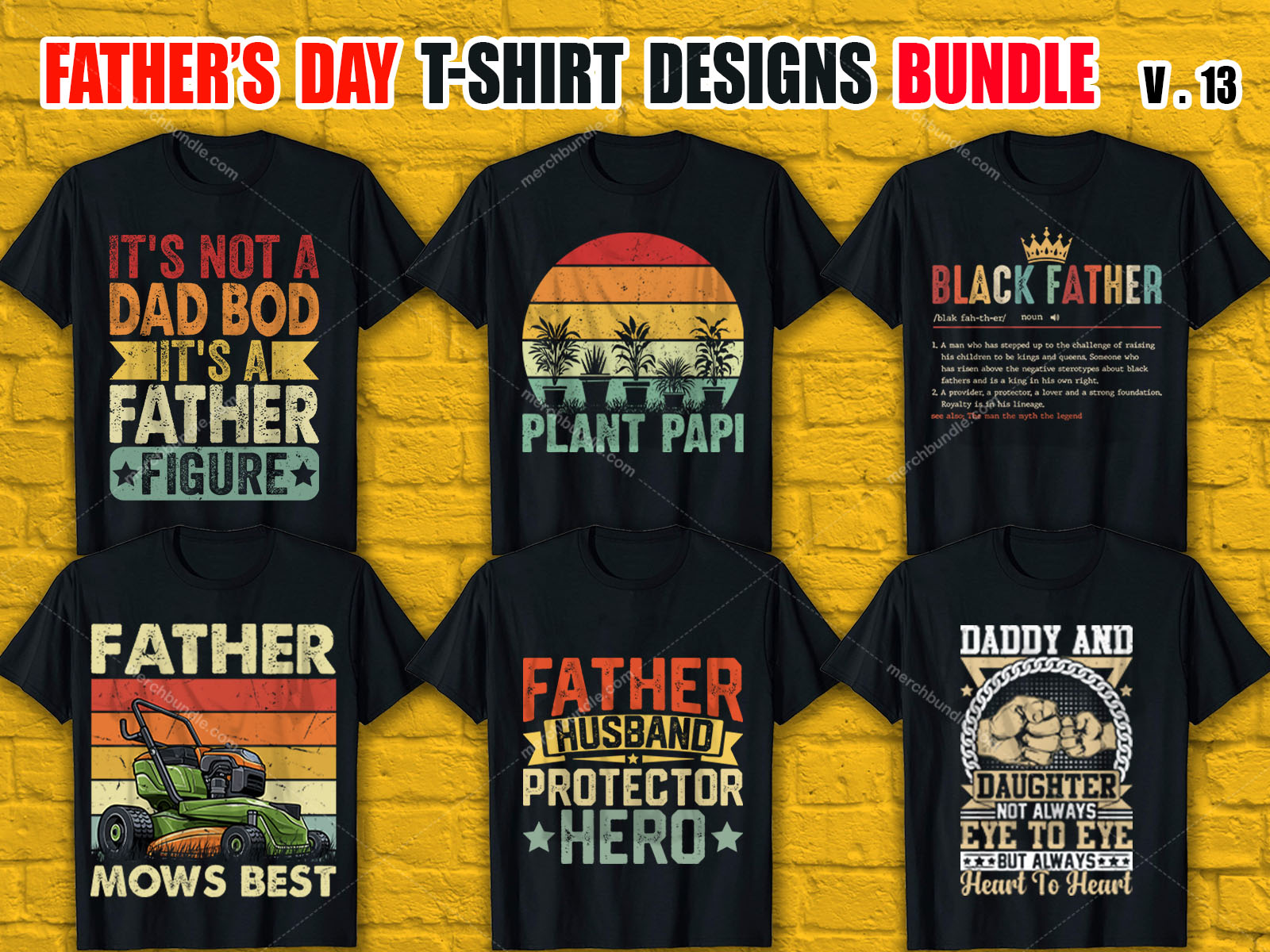 Father's Day T Shirt Design Bundle V.13