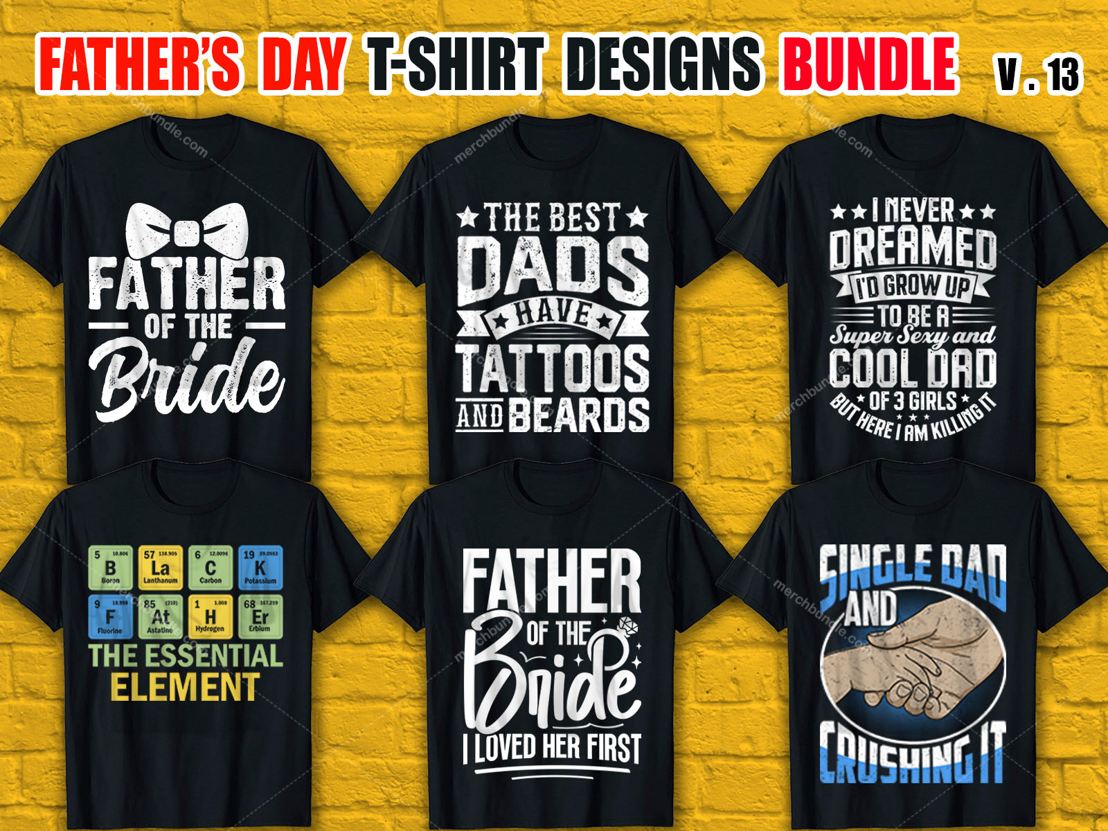 Father's Day T Shirt Design Bundle V.13