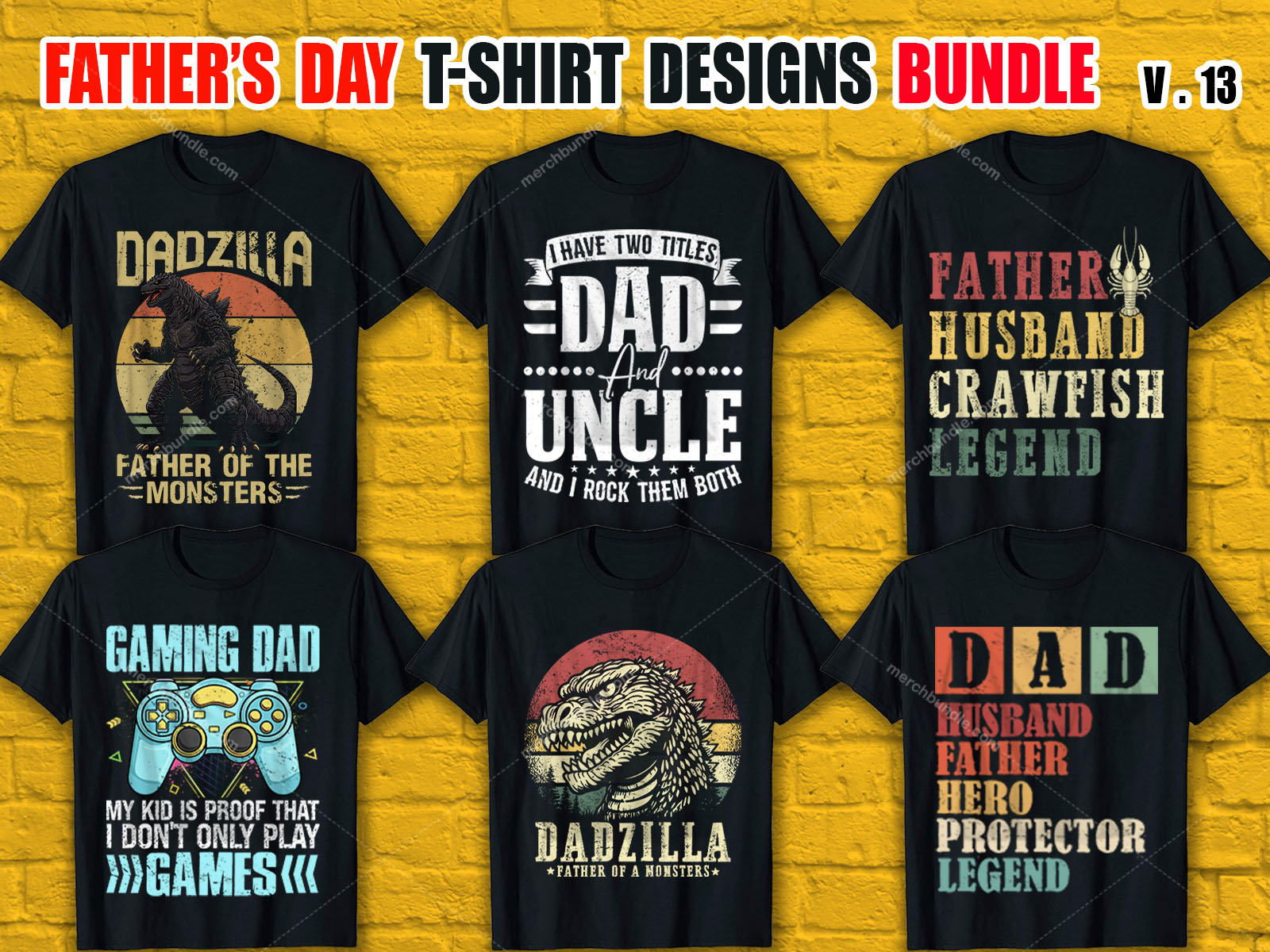 Father's Day T Shirt Design Bundle V.13