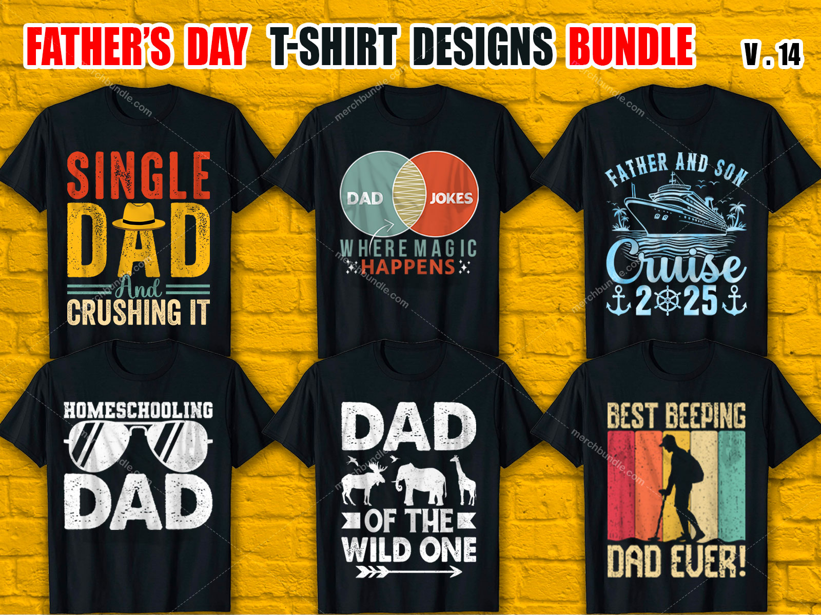 Father's Day T Shirt Design Bundle V.14