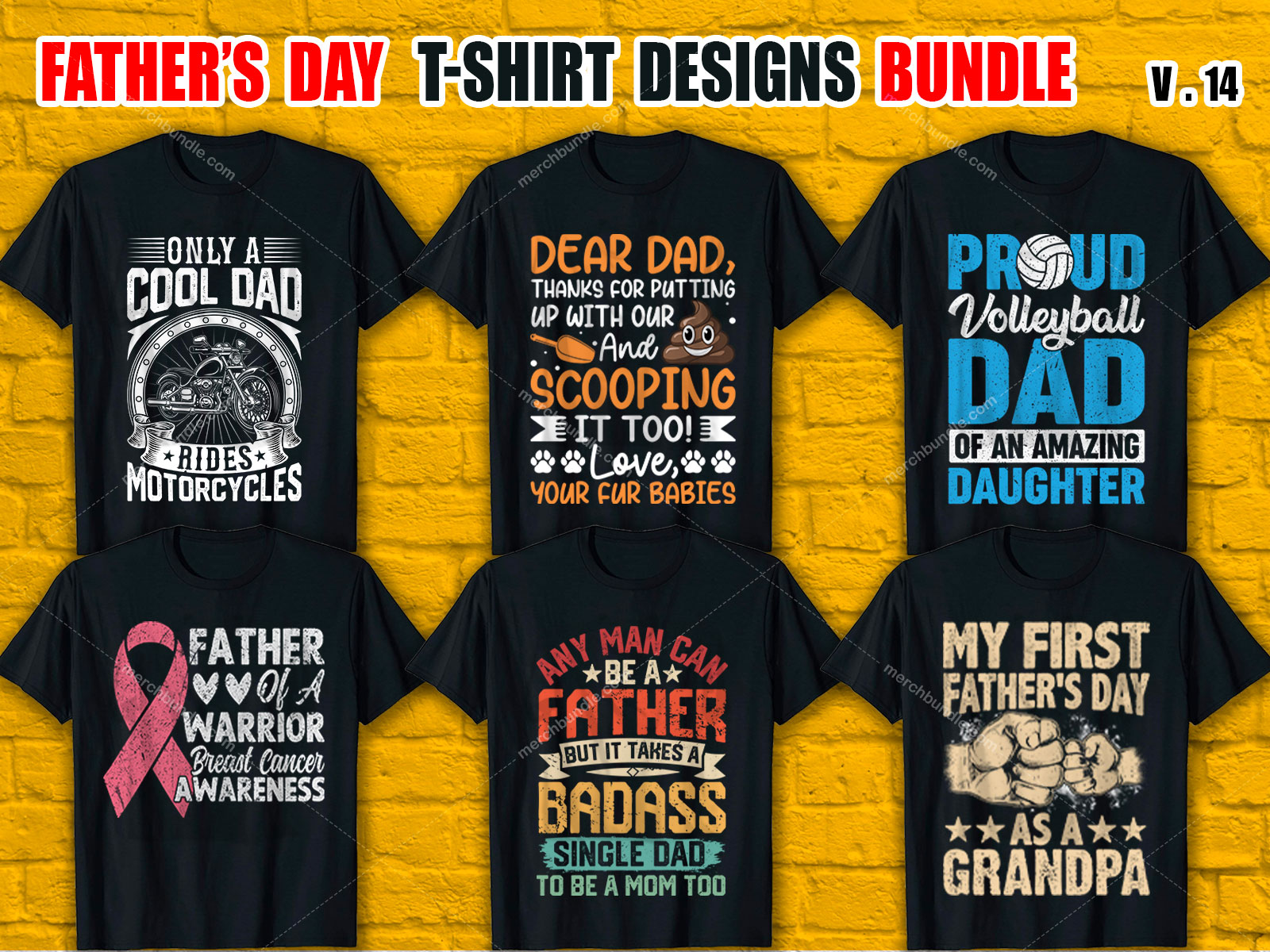 Father's Day T Shirt Design Bundle V.14