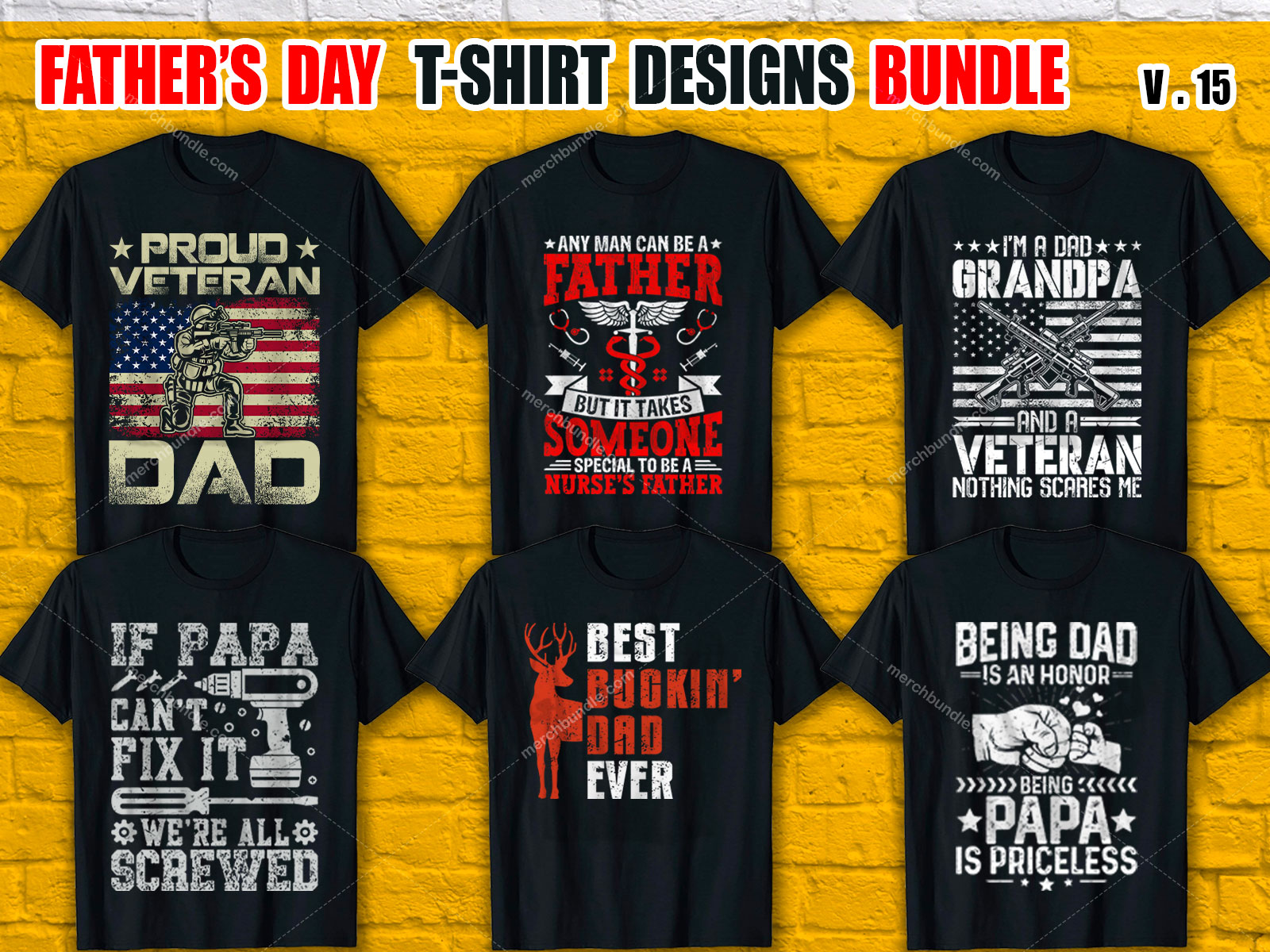 Father's Day T Shirt Design Bundle V.15