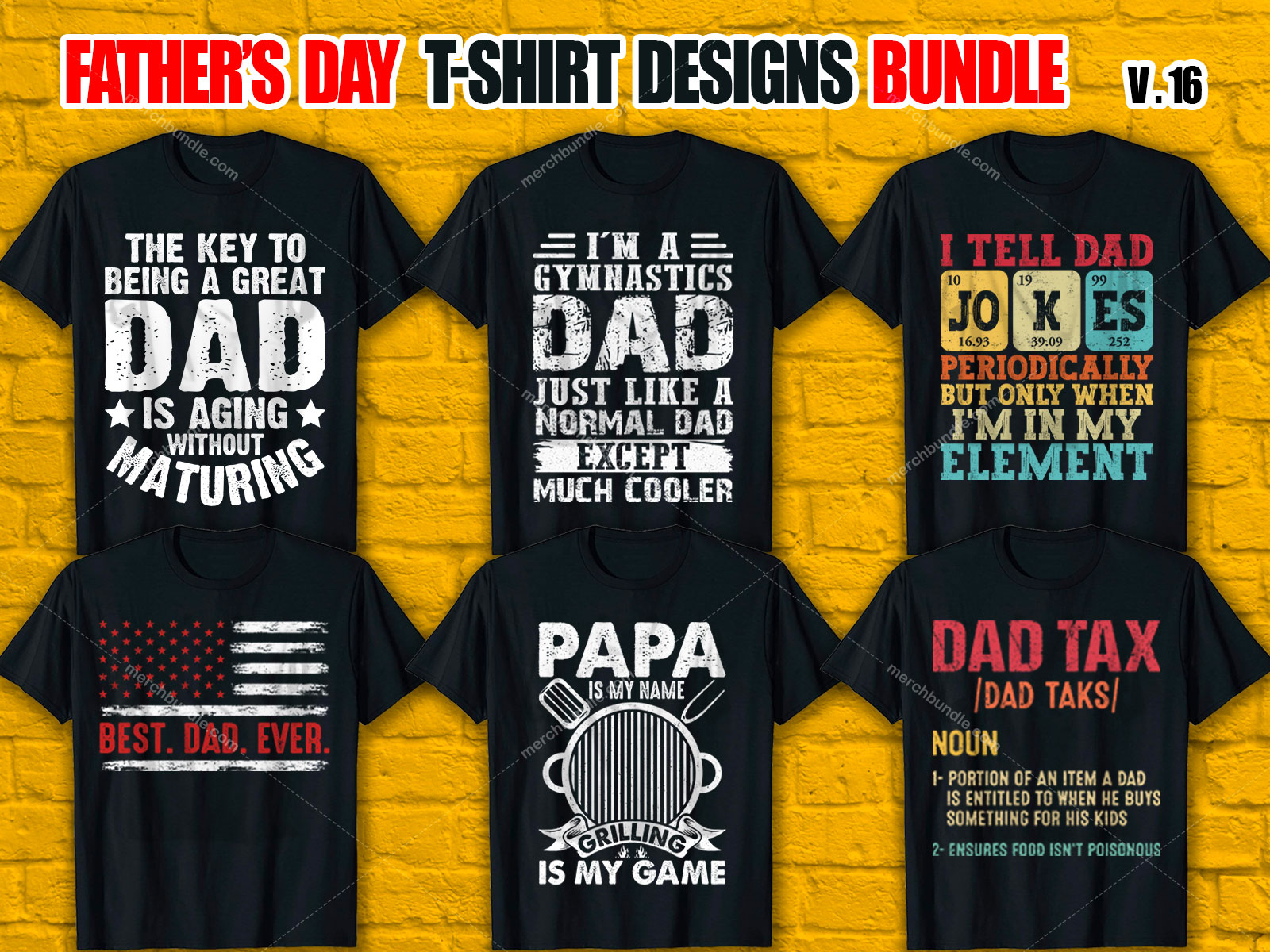 Father's Day T Shirt Design Bundle V.16