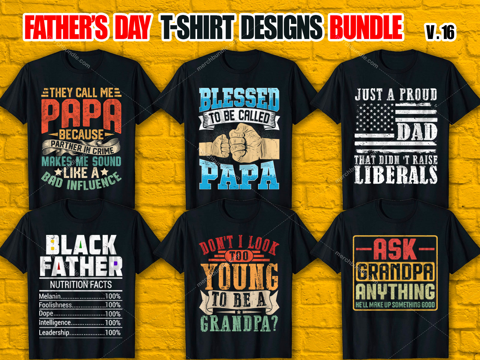 Father's Day T Shirt Design Bundle V.16