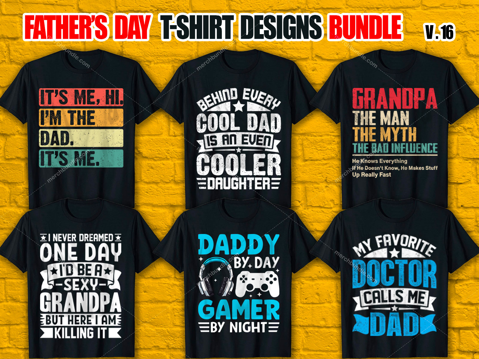 Father's Day T Shirt Design Bundle V.16