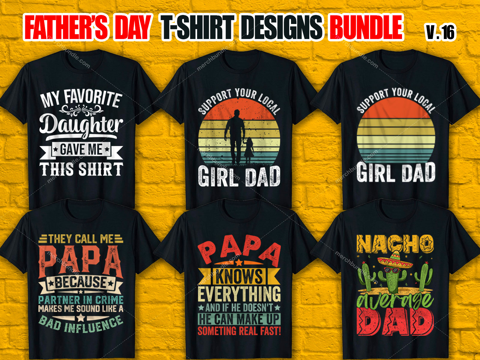 Father's Day T Shirt Design Bundle V.16