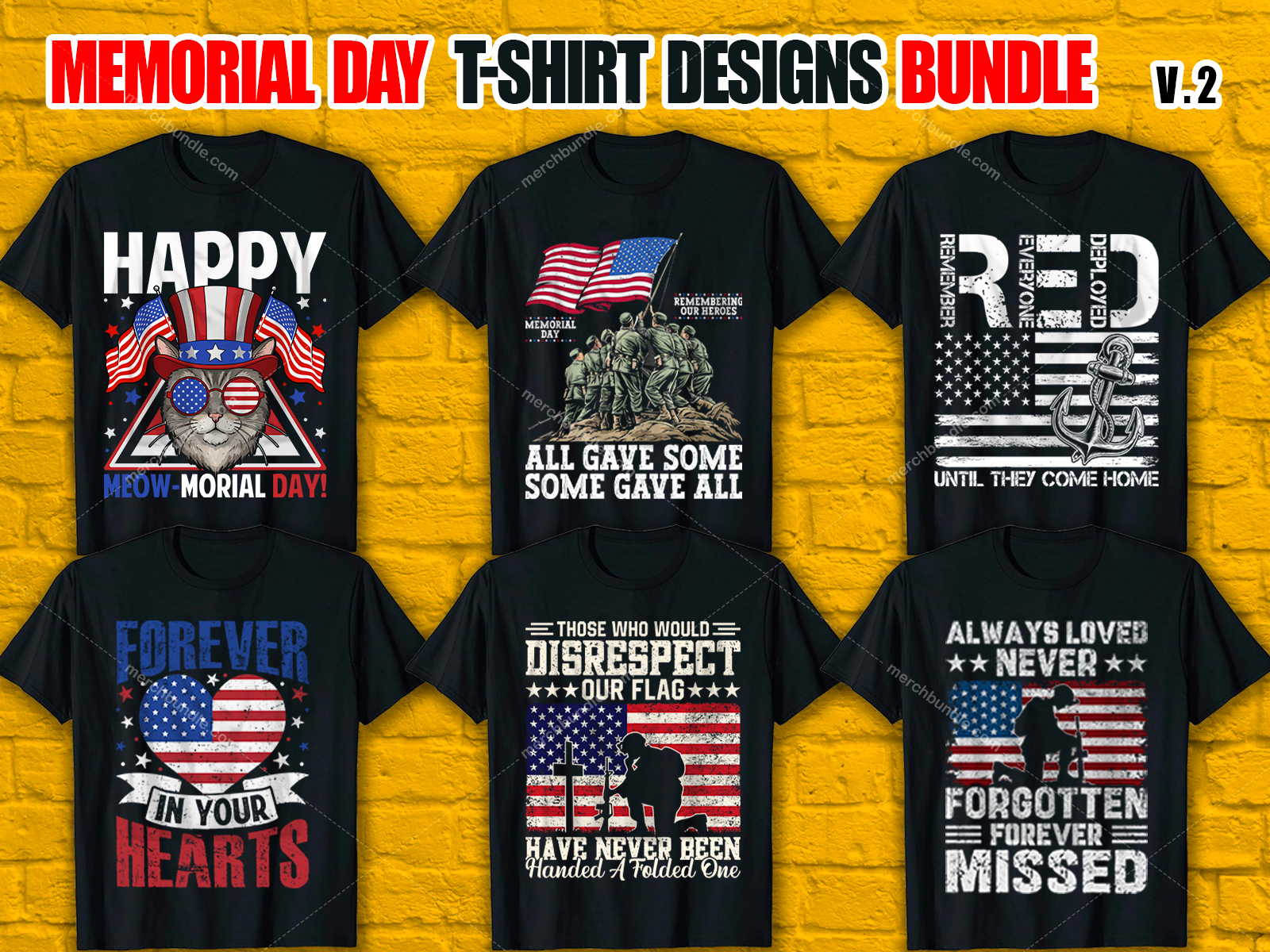 Memorial Day T Shirt Design Bundle V.2