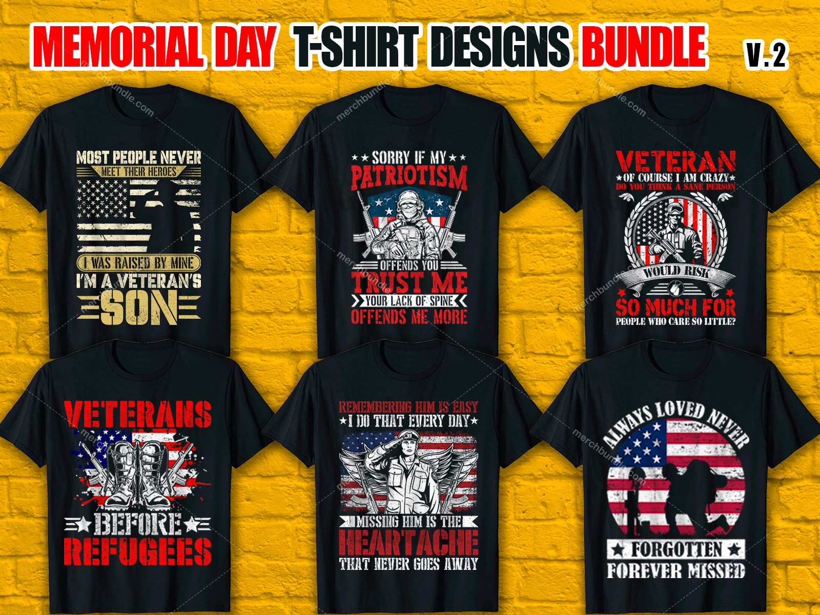 Memorial Day T Shirt Design Bundle V.2