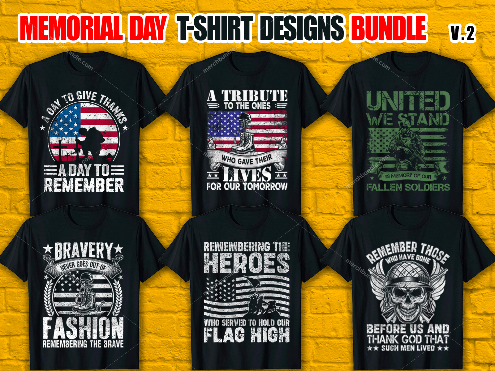 Memorial Day T Shirt Design Bundle V.2