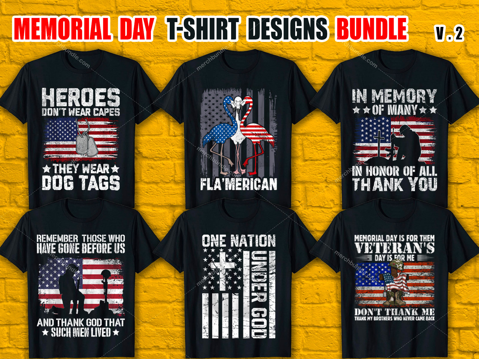 Memorial Day T Shirt Design Bundle V.2