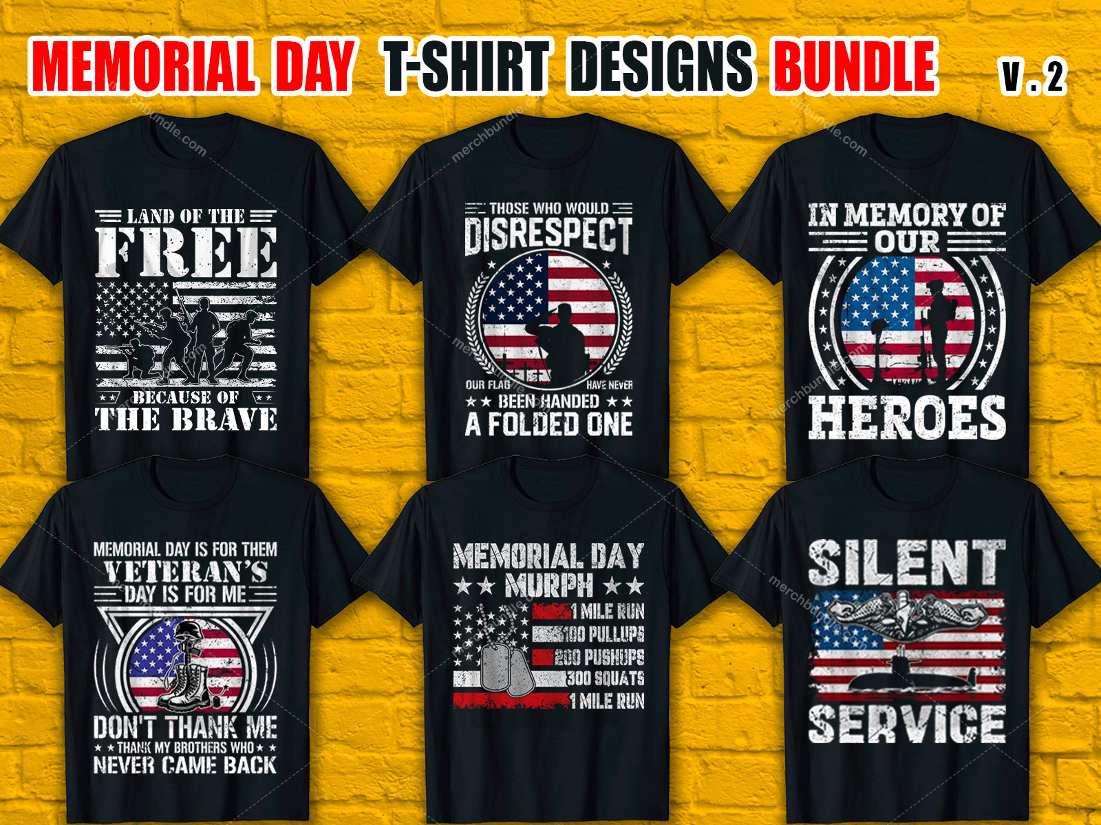 Memorial Day T Shirt Design Bundle V.2