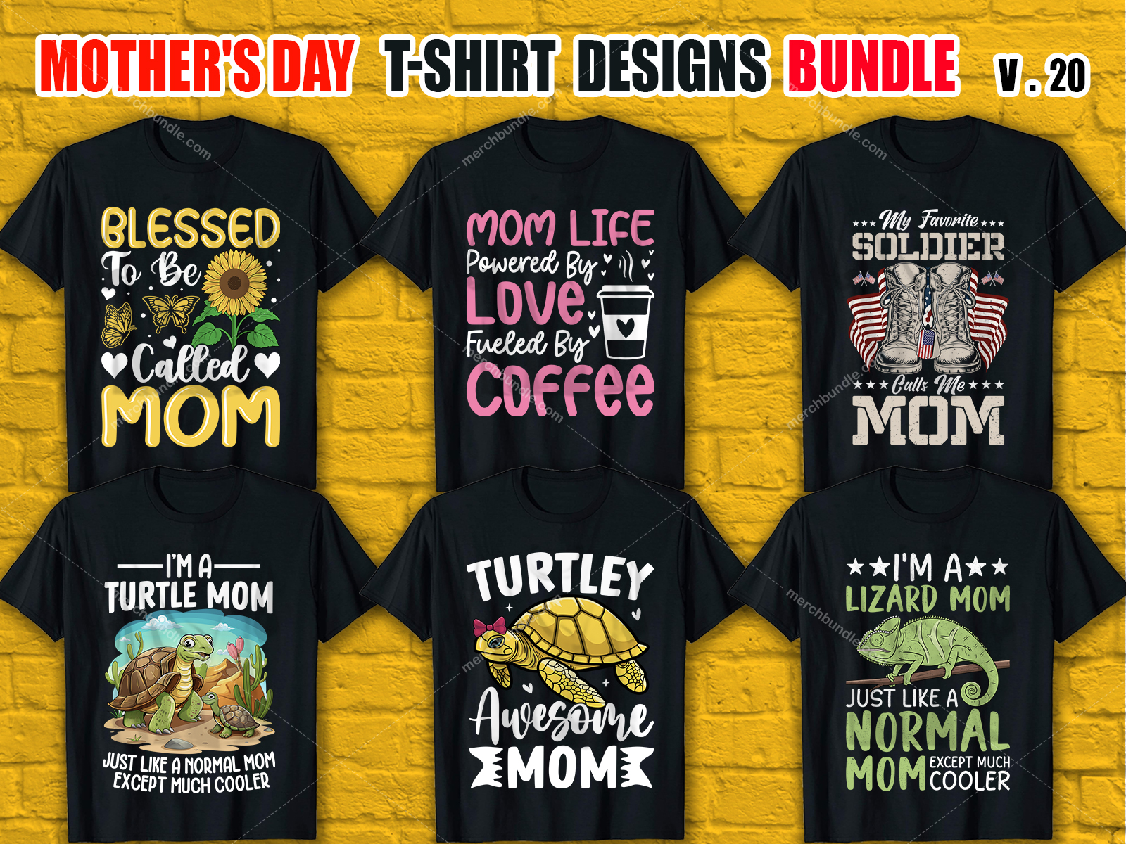 Mother's Day T-Shirt Design Bundle V.20