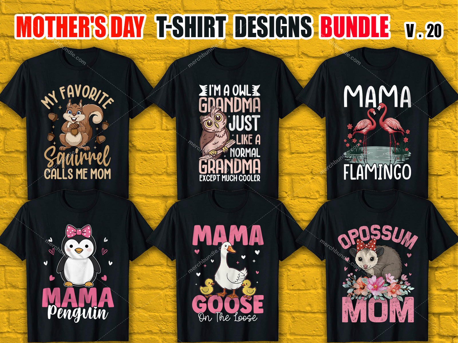 Mother's Day T-Shirt Design Bundle V.20