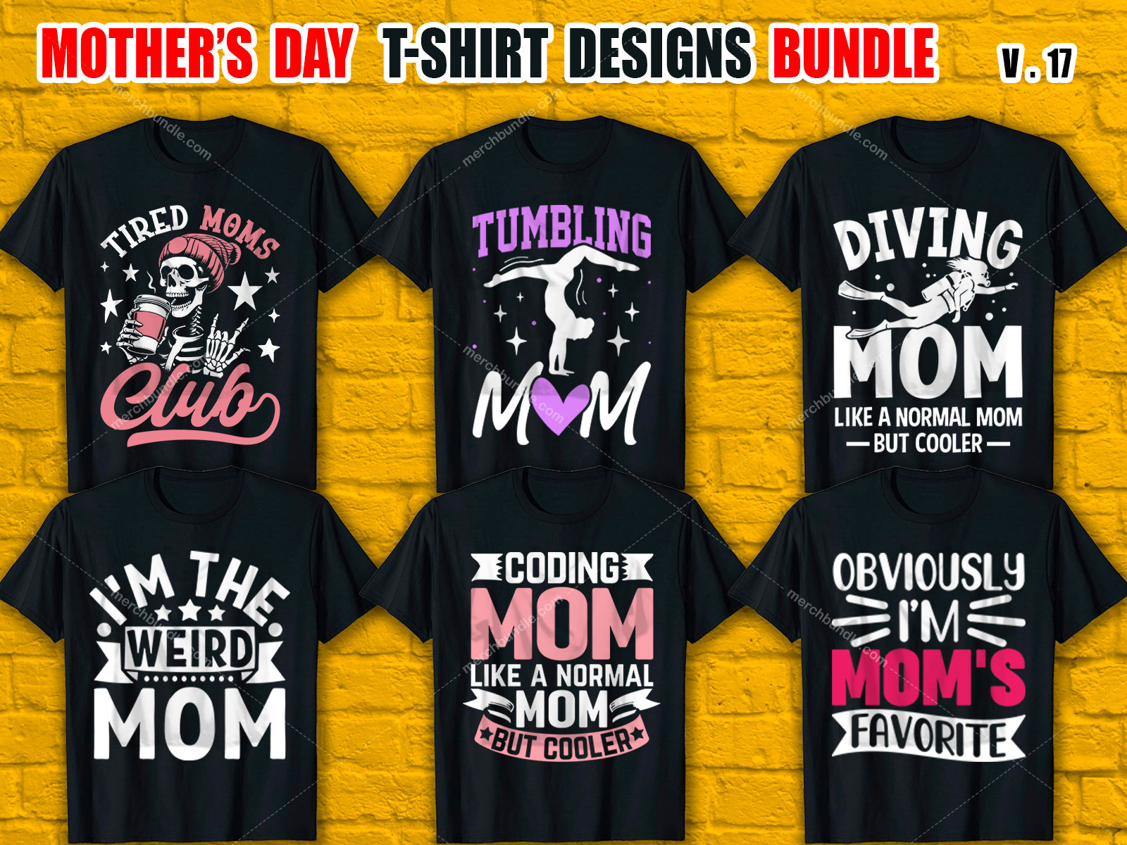 Mother's Day T-Shirt Design Bundle V.17