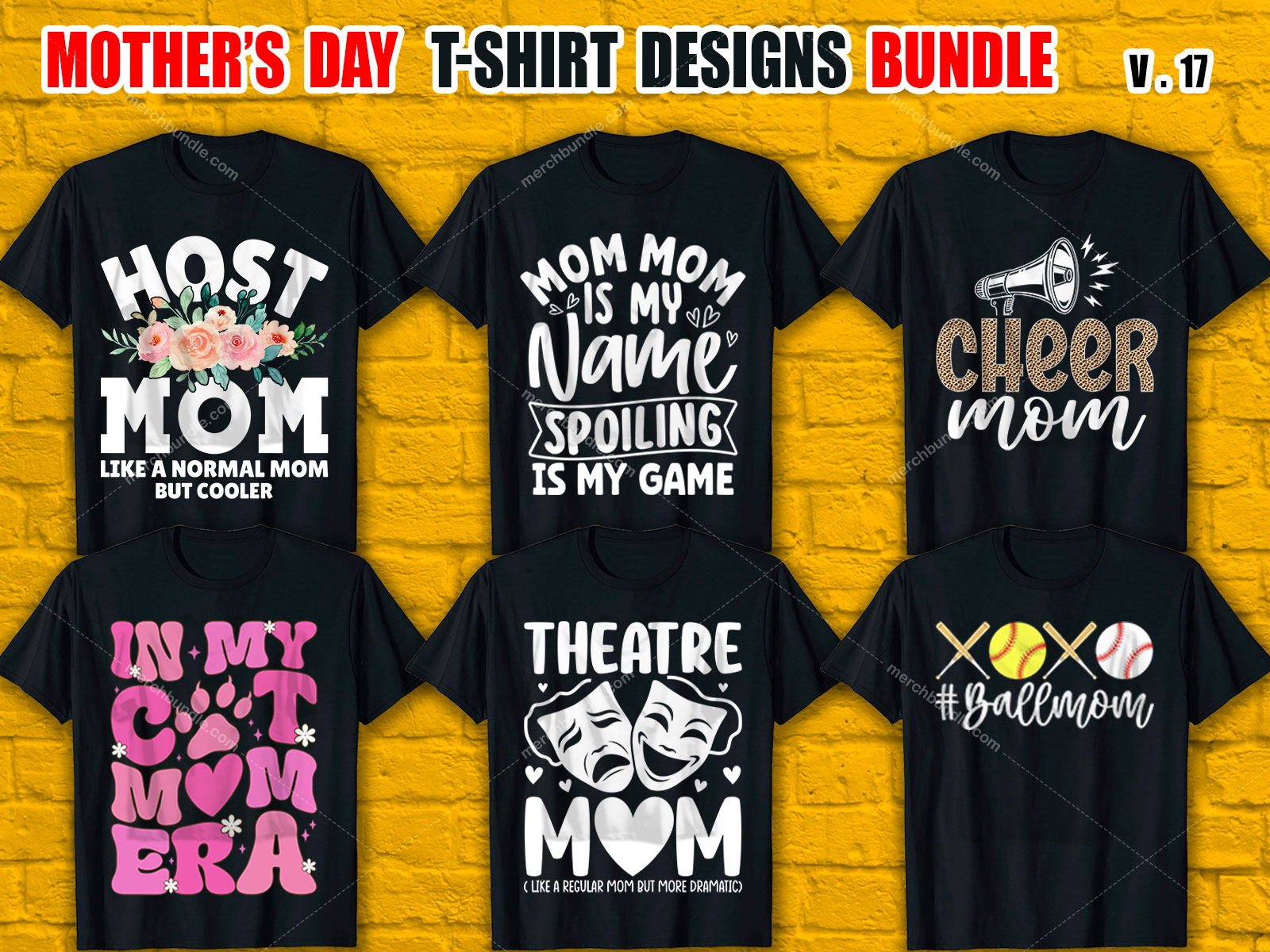 Mother's Day T-Shirt Design Bundle V.17