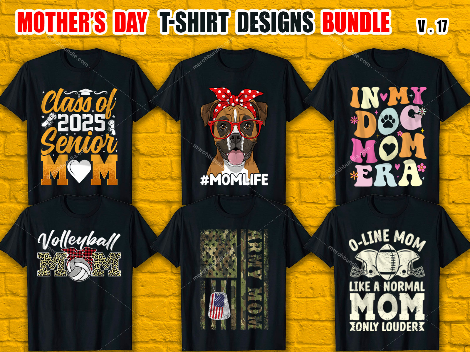 Mother's Day T-Shirt Design Bundle V.17