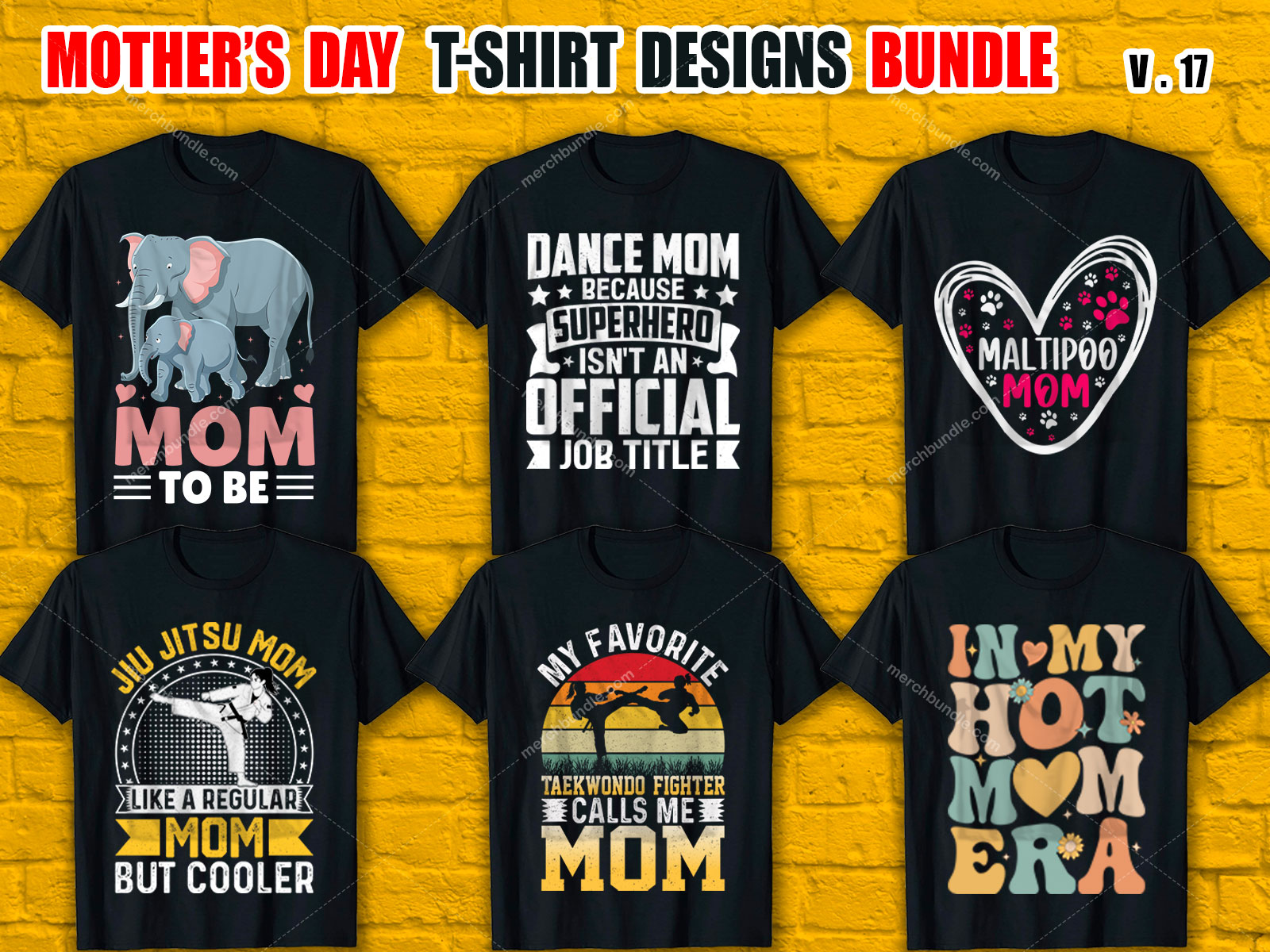 Mother's Day T-Shirt Design Bundle V.17