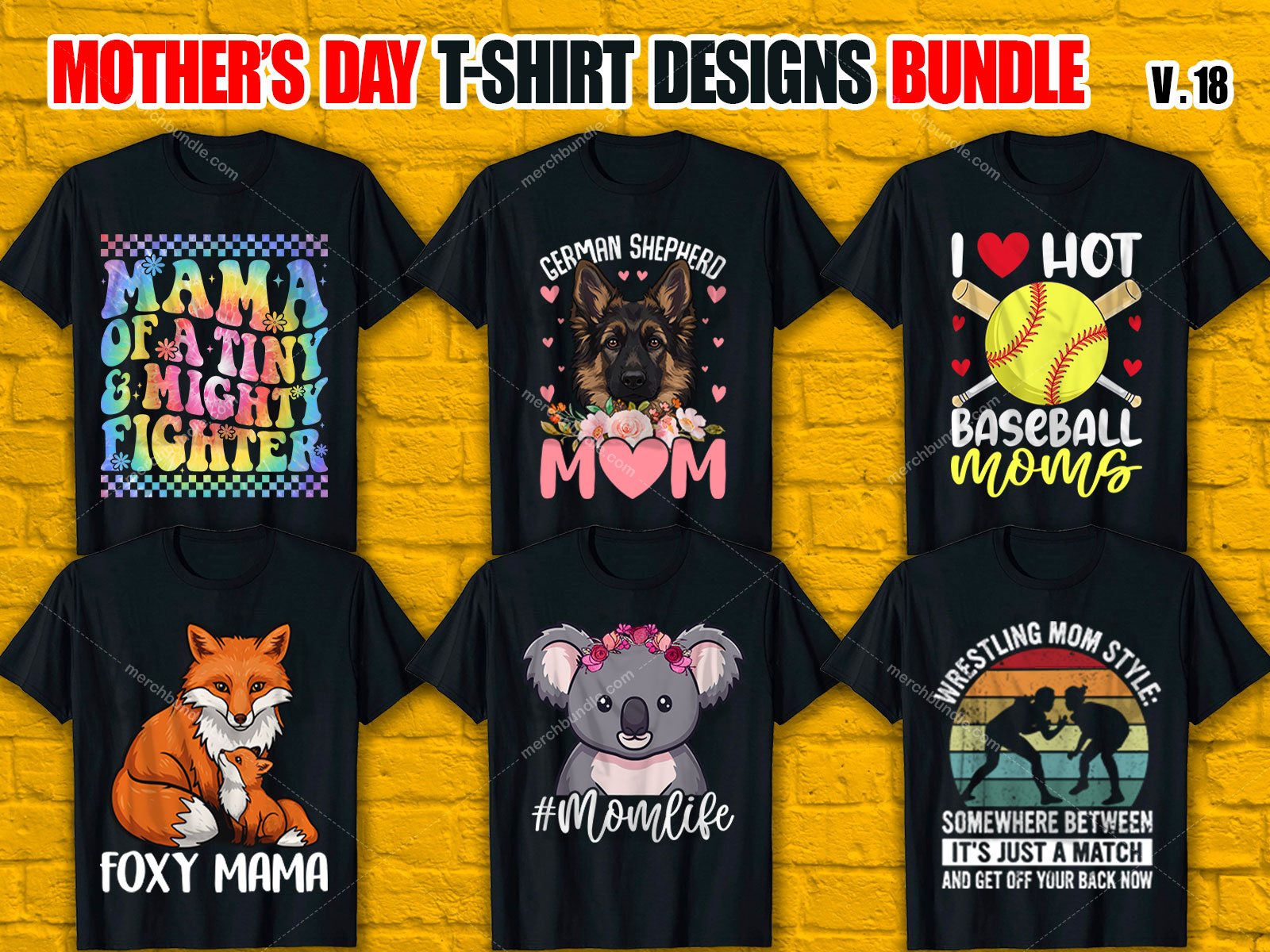 Mother's Day T-Shirt Design Bundle V.18