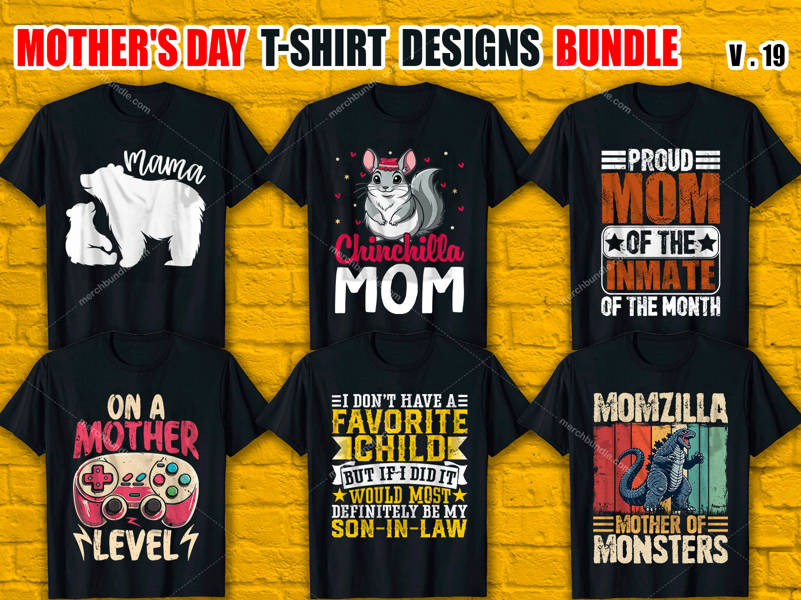 Mother's Day T-Shirt Design Bundle V.19