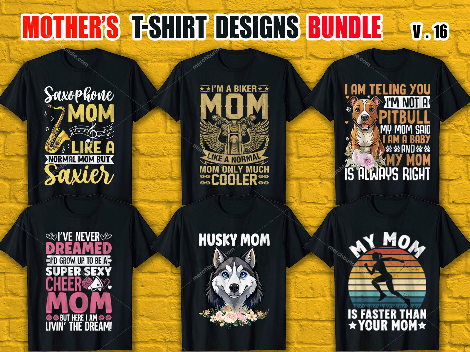 Mother's Day T shirt Design Bundle V.16