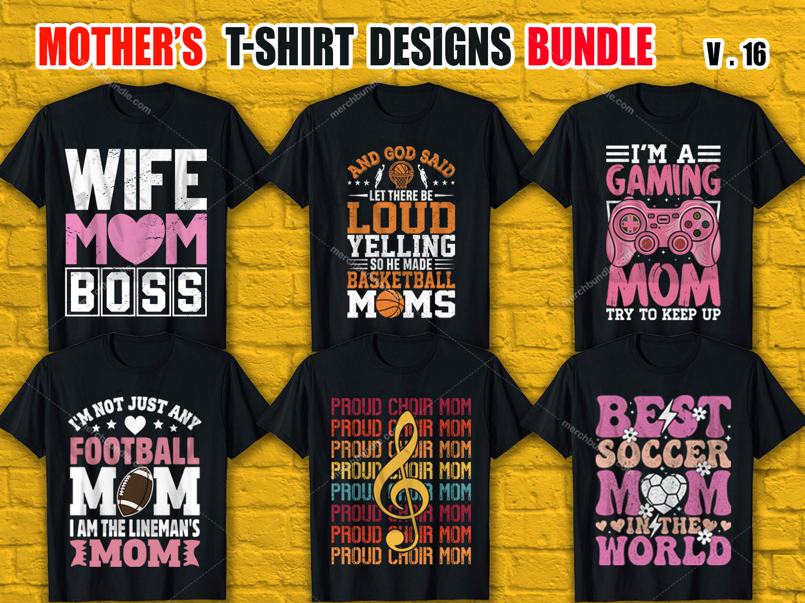 Mother's Day T shirt Design Bundle V.16