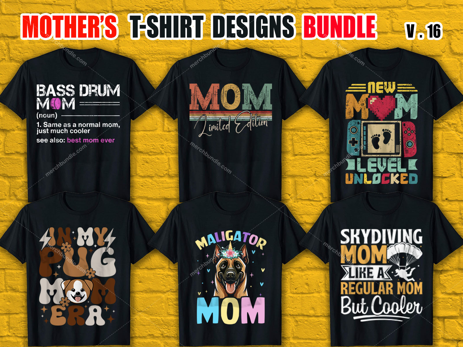 Mother's Day T shirt Design Bundle V.16