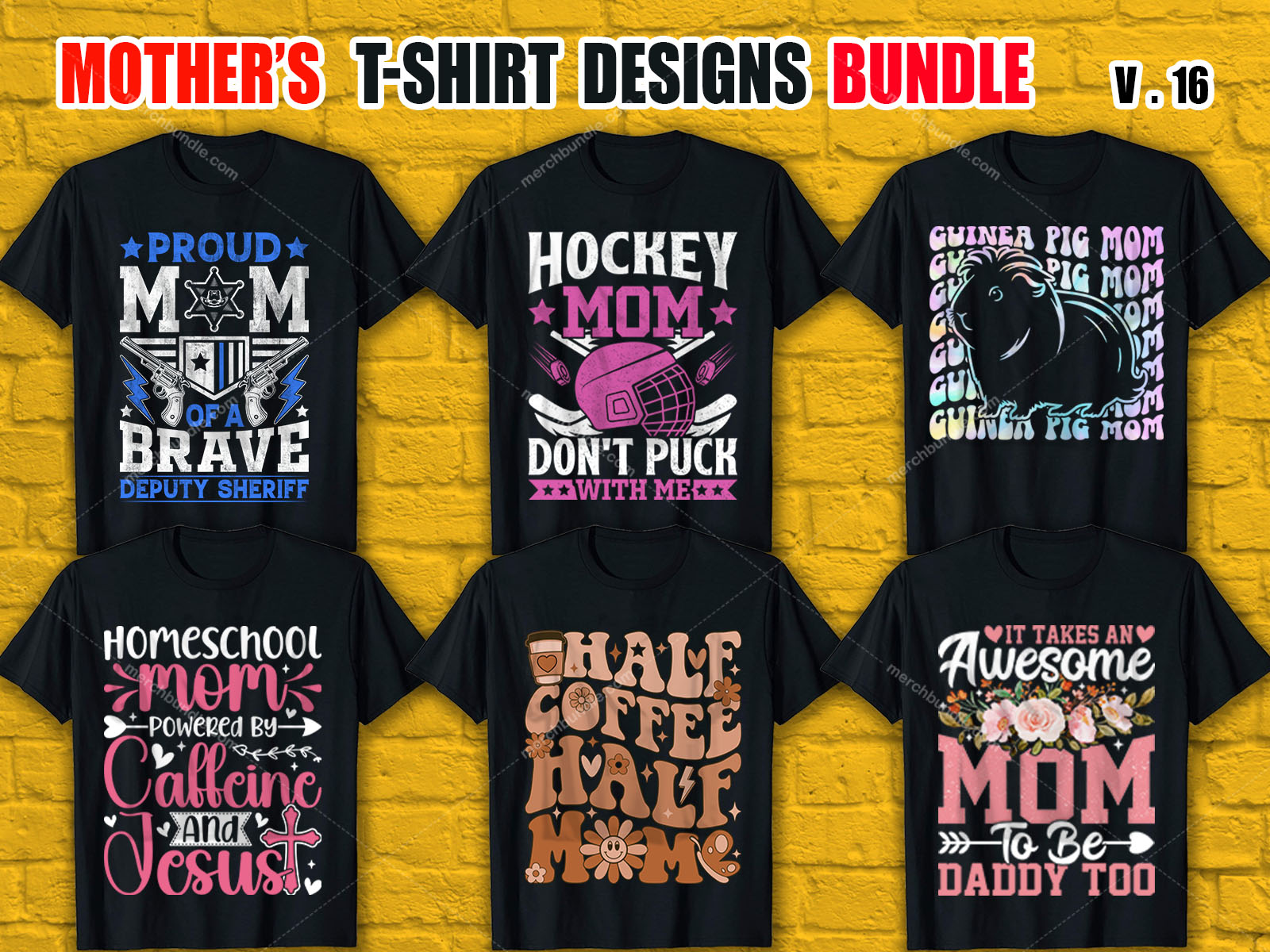 Mother's Day T shirt Design Bundle V.16