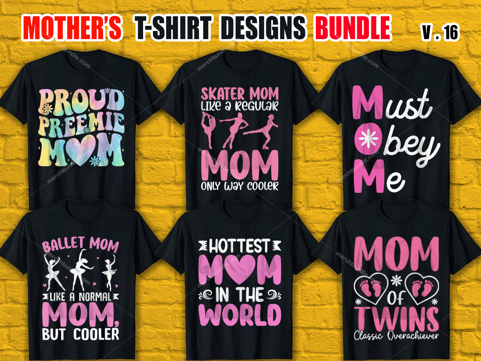 Mother's Day T shirt Design Bundle V.16