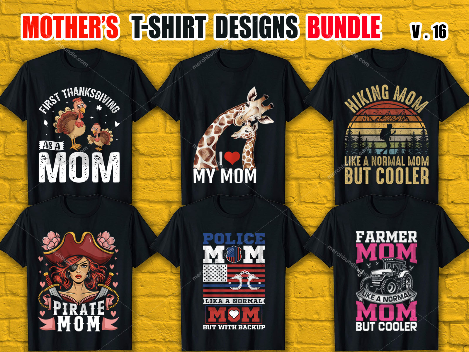 Mother's Day T shirt Design Bundle V.16