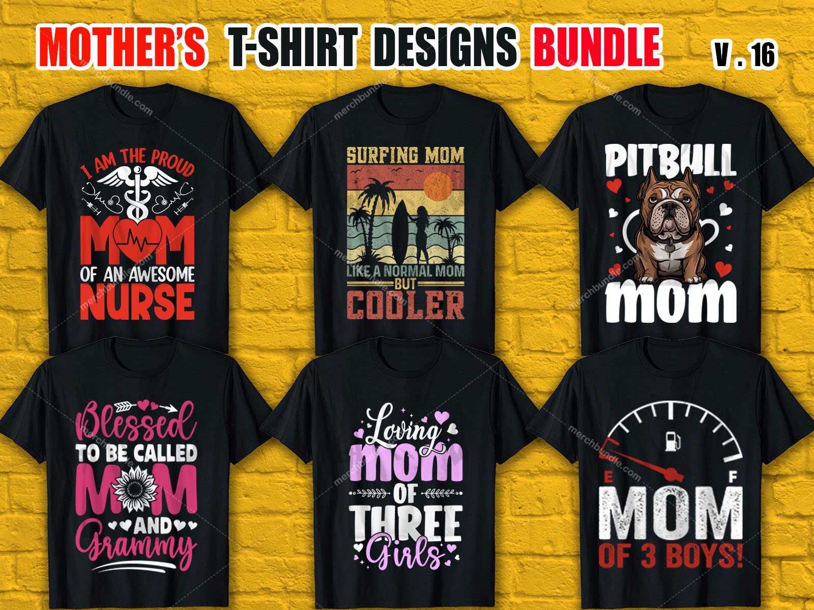 Mother's Day T shirt Design Bundle V.16