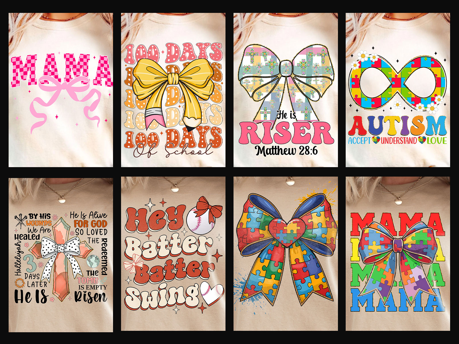 Coquette Sublimation Designs Bundle V.4