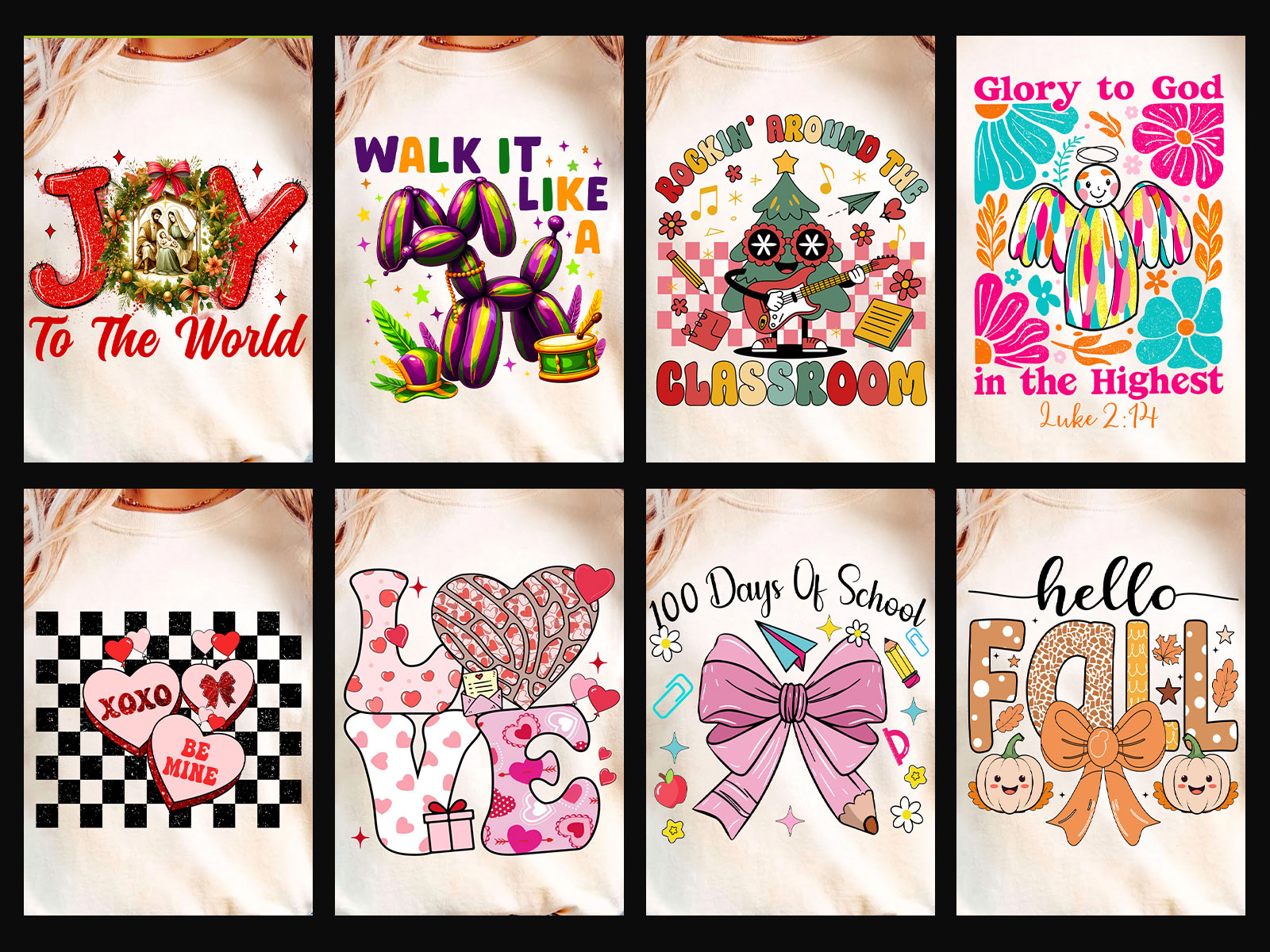 Coquette Sublimation Designs Bundle V.4